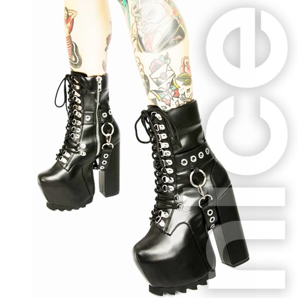 CHARLA TEDRICK LOCKUP PLATFORM BOOTS - Picture 5 of 7